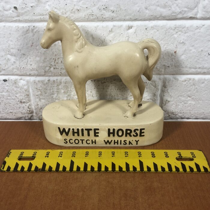 Vintage White Horse Scotch Whisky Statuette - Image 8