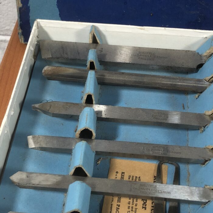 Vintage Marples Wood Turning Tool Set in Original Box - Image 2