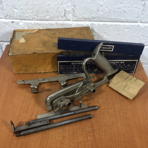 Vintage Stanley No.50 Plane with Cutters in Original Box