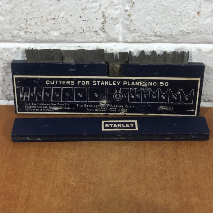 Vintage Stanley No.50 Plane with Cutters in Original Box - Image 7
