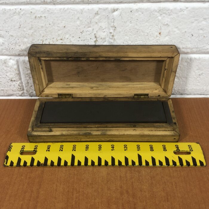 Vintage Sharpening Stone in Wooden Case - Image 8