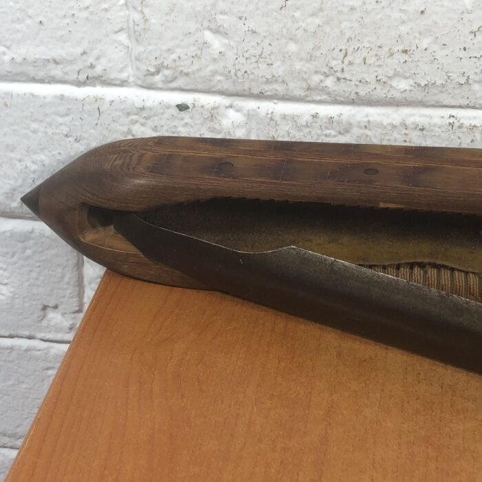 Vintage Wooden 'Boat' Weaving Loom Shuttle - Image 2