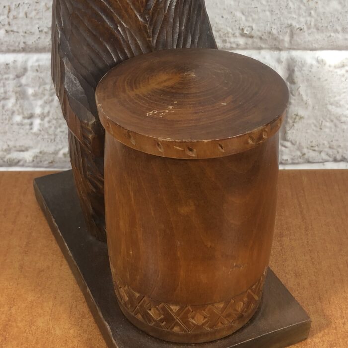 Vintage Swartzwald Wooden Carved Tobacco Pots (South Germany) - Image 4