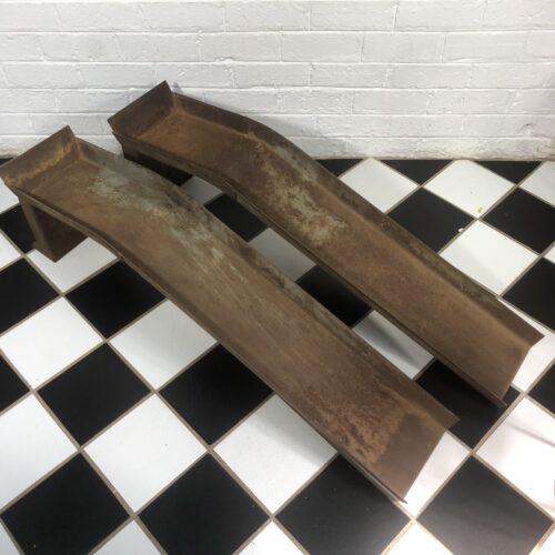 Vintage Steel Car Ramps / Jack Stands