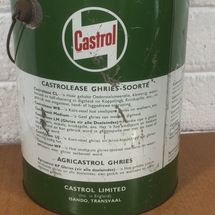 Vintage Castrol Grease Container (Ten Pound) - Image 5