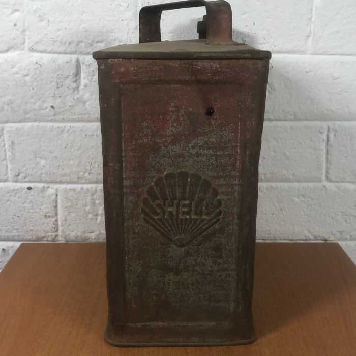 Vintage Shell Oil Container (with Brass Cap) - Image 3