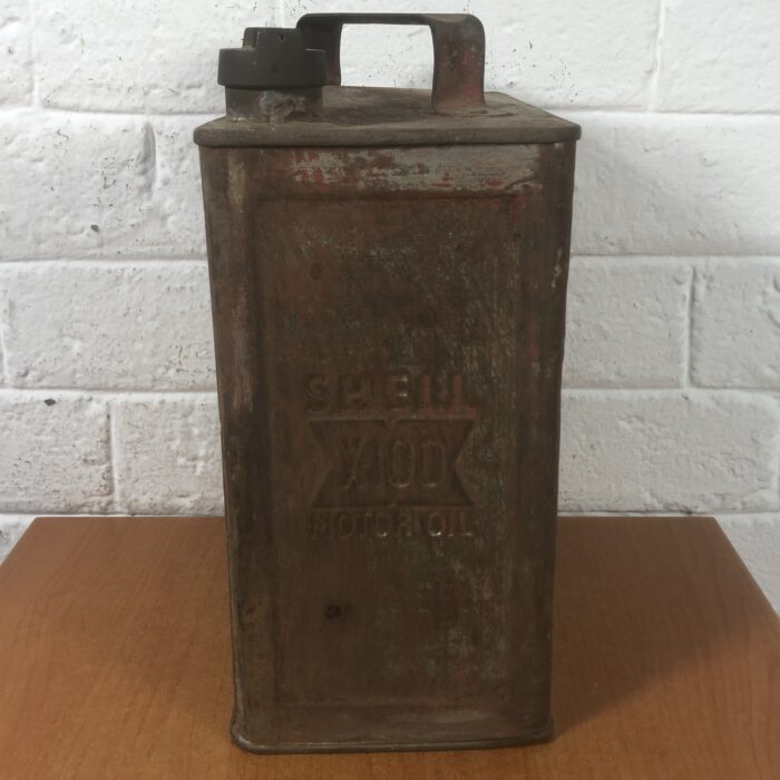 Vintage Shell Oil Container (with Brass Cap) - Image 6