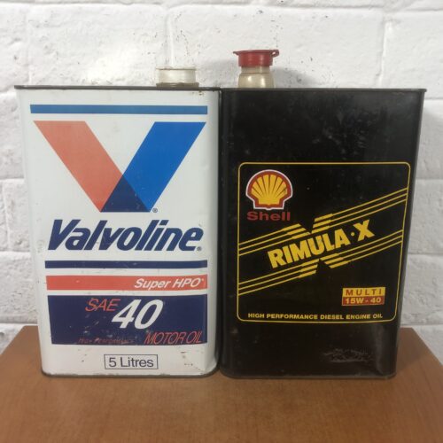 Vintage Oil Containers