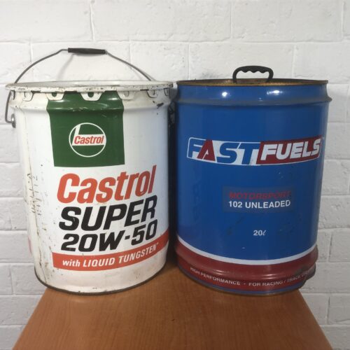 Vintage Oil Containers
