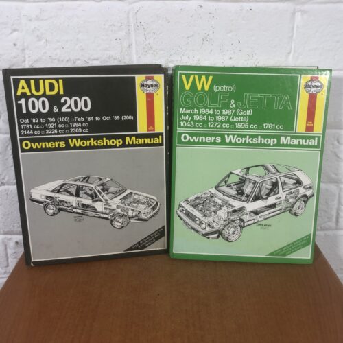Vintage Audi & Volkswagen Owners Workshop Manuals