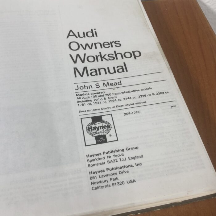 Vintage Audi & Volkswagen Owners Workshop Manuals - Image 3