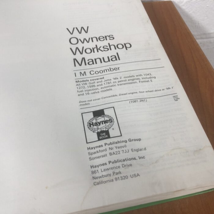 Vintage Audi & Volkswagen Owners Workshop Manuals - Image 6