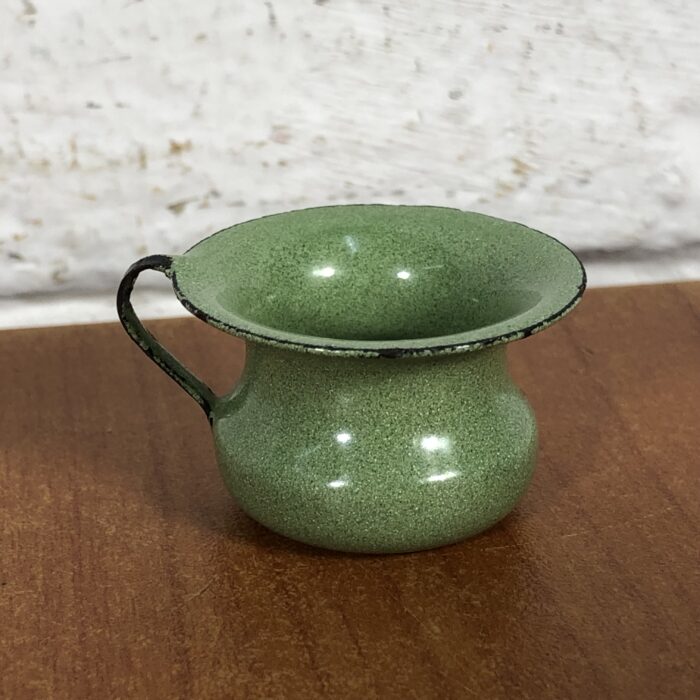 Miniature Vintage Enamel Bedpan Salesman Sample
