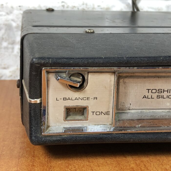 Vintage Car Stereo with 8-Track Tapes - Image 3