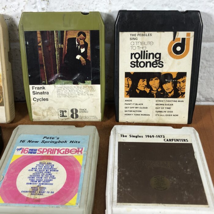 Vintage Car Stereo with 8-Track Tapes - Image 11