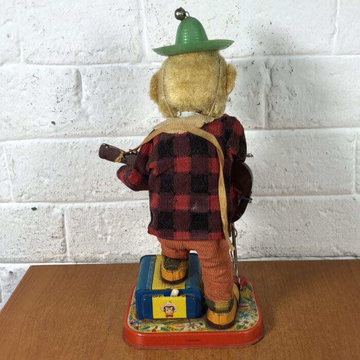 Vintage 1960s  Tin Toy Rock 'n Roll Monkey (Made in Japan) - Image 10