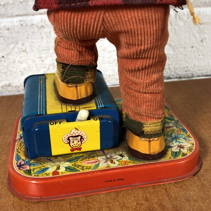 Vintage 1960s  Tin Toy Rock 'n Roll Monkey (Made in Japan) - Image 12