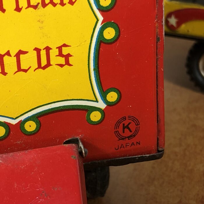 Vintage Tin Toy American Circus Tiger & Elephant Trailers (Made in Japan) - Image 5