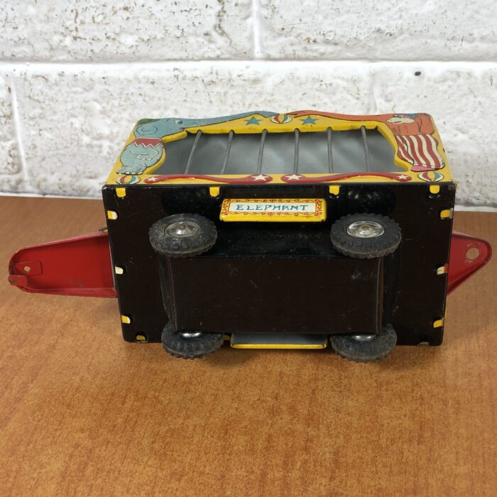 Vintage Tin Toy American Circus Tiger & Elephant Trailers (Made in Japan) - Image 13
