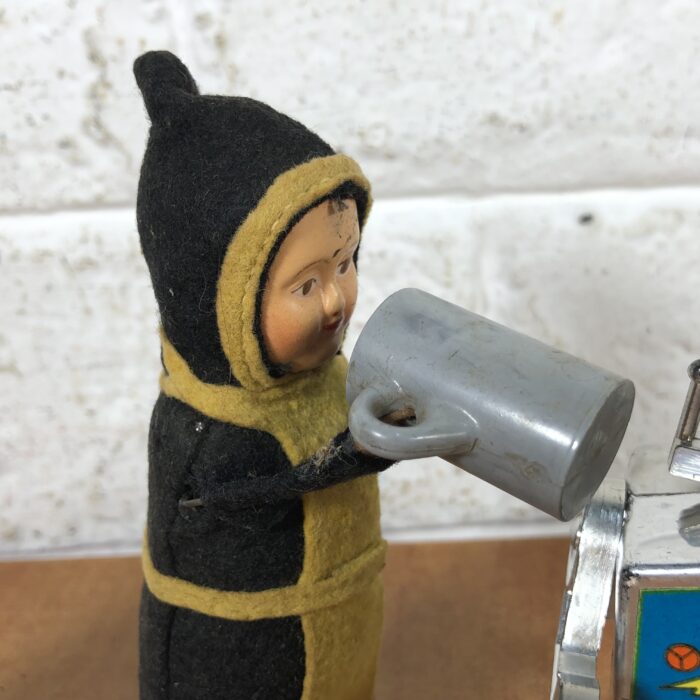 Vintage Wind-Up Toys ~ Shuco Munich Child (Made in Germany) & Robots (Made in Hong Kong) - Image 6