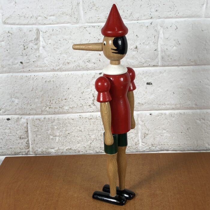 Vintage Wooden Pinocchio Doll - Image 6