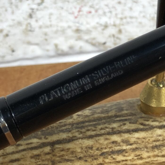 Vintage Platignum Silverline Fountain Pen on Stand & Cartridges (Made in England) - Image 5