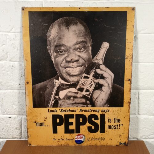 Modern Metal Pepsi Sign