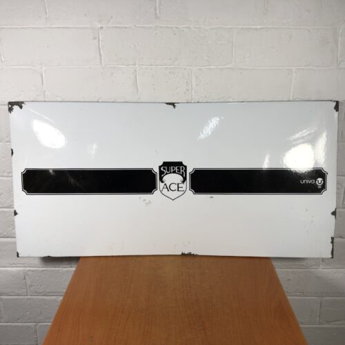 Vintage Univa Super Ace Stove Enamel Sign