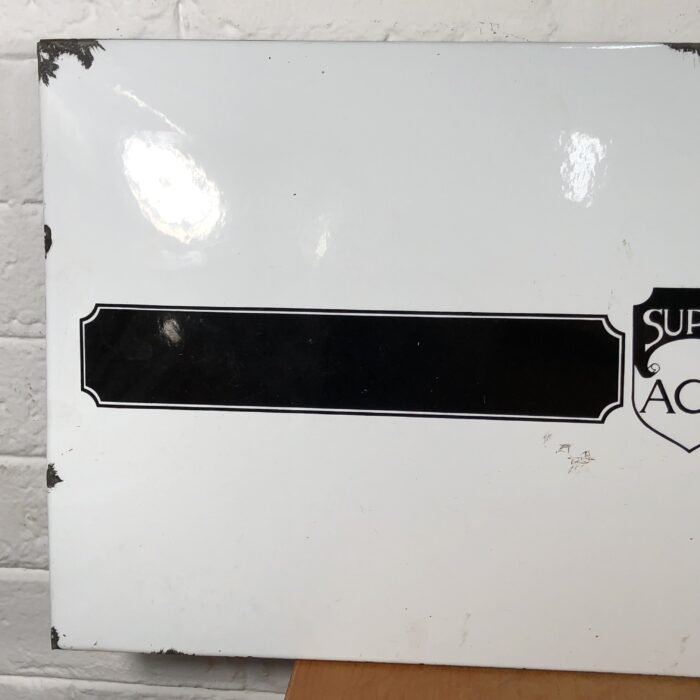 Vintage Univa Super Ace Stove Enamel Sign - Image 2