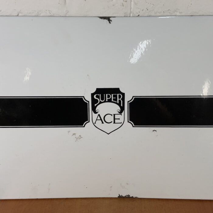Vintage Univa Super Ace Stove Enamel Sign - Image 5