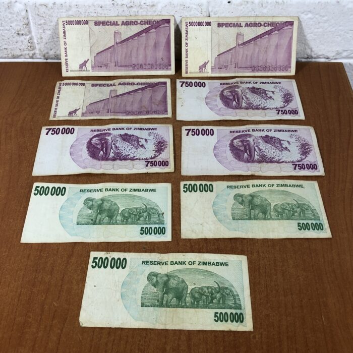 Vintage Zimbabwean Bank Notes (Up to 5 Billion Dollars) - Image 5