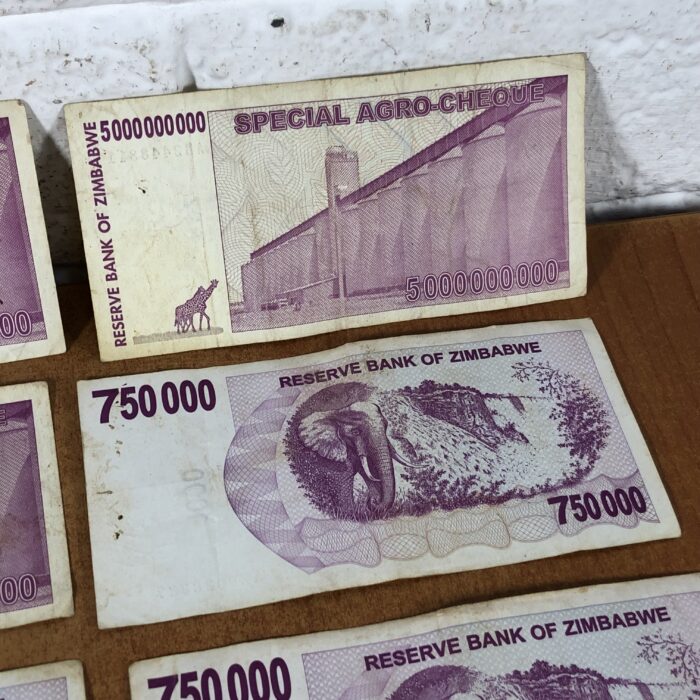 Vintage Zimbabwean Bank Notes (Up to 5 Billion Dollars) - Image 8