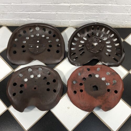 Set of 4 Vintage Tractor Seats