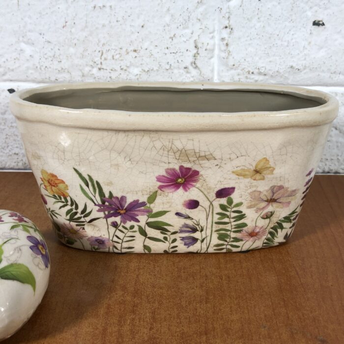 Ceramic Plant Pot & Heart Ornament - Image 5