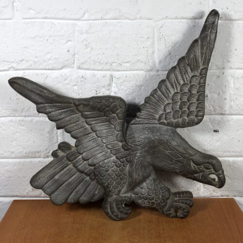 Vintage Cast Iron Eagle Wall Plaque