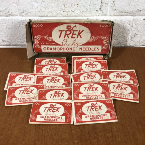 Vintage Trek Gramophone Needles Collection in Original Box