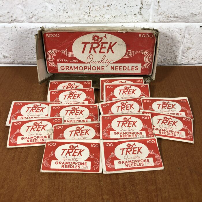 Vintage Trek Gramophone Needles Collection in Original Box