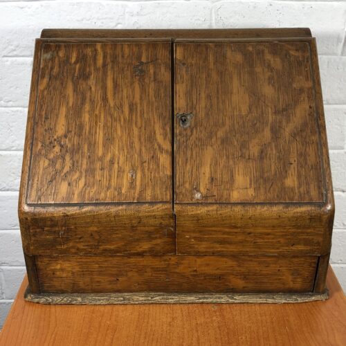 RARE Antique Wooden Victorian Letter Box