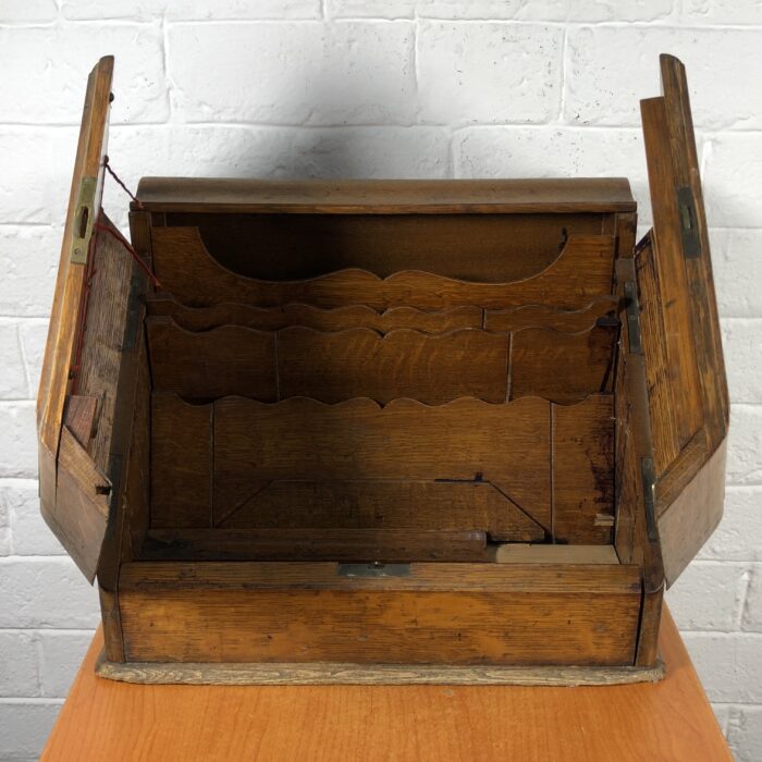 RARE Antique Wooden Victorian Letter Box - Image 3