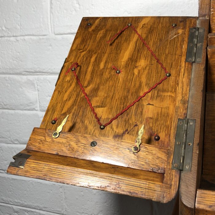 RARE Antique Wooden Victorian Letter Box - Image 4