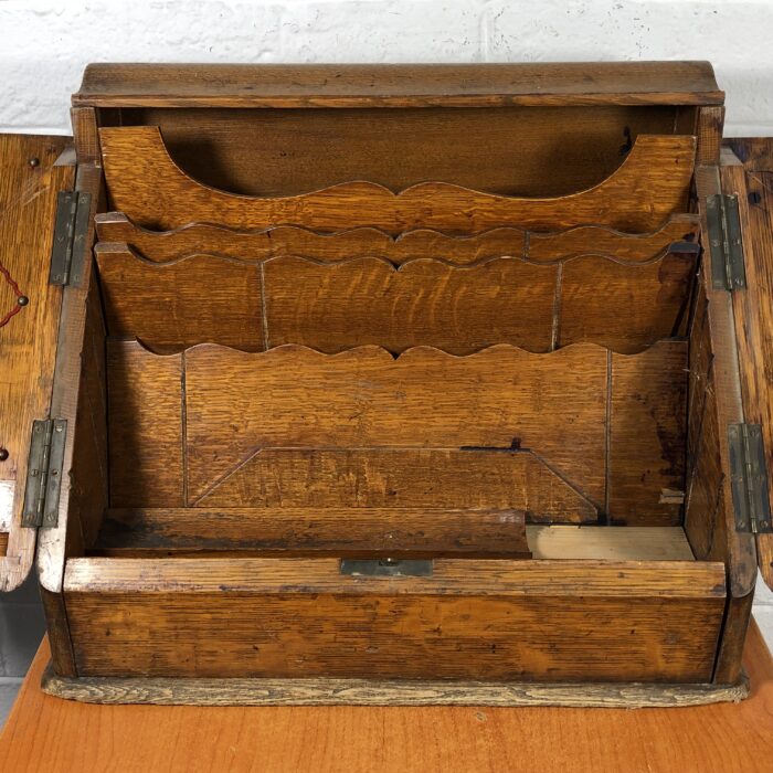 RARE Antique Wooden Victorian Letter Box - Image 5