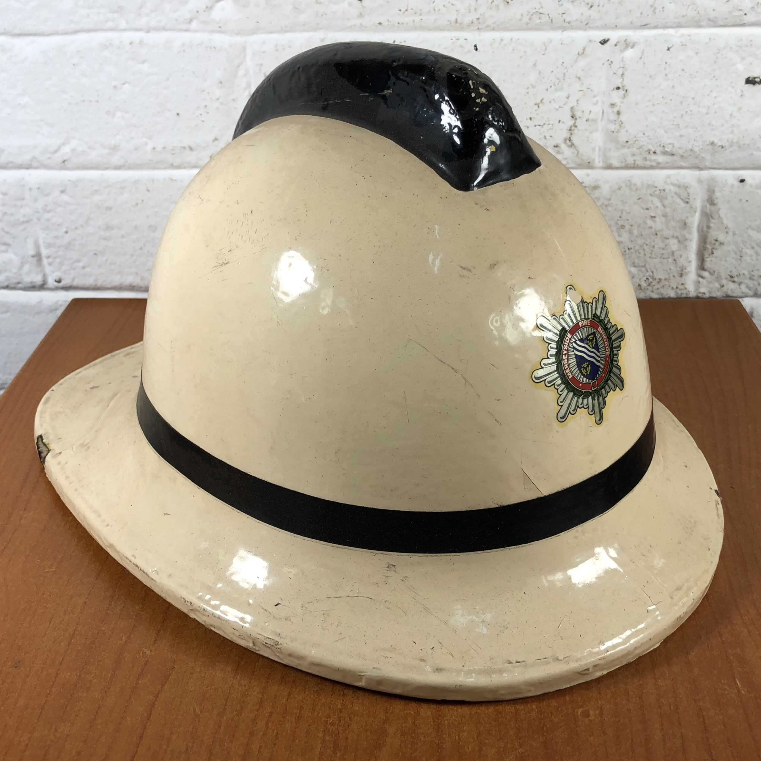 RARE 1970s Vintage South African Fireman's Helmet