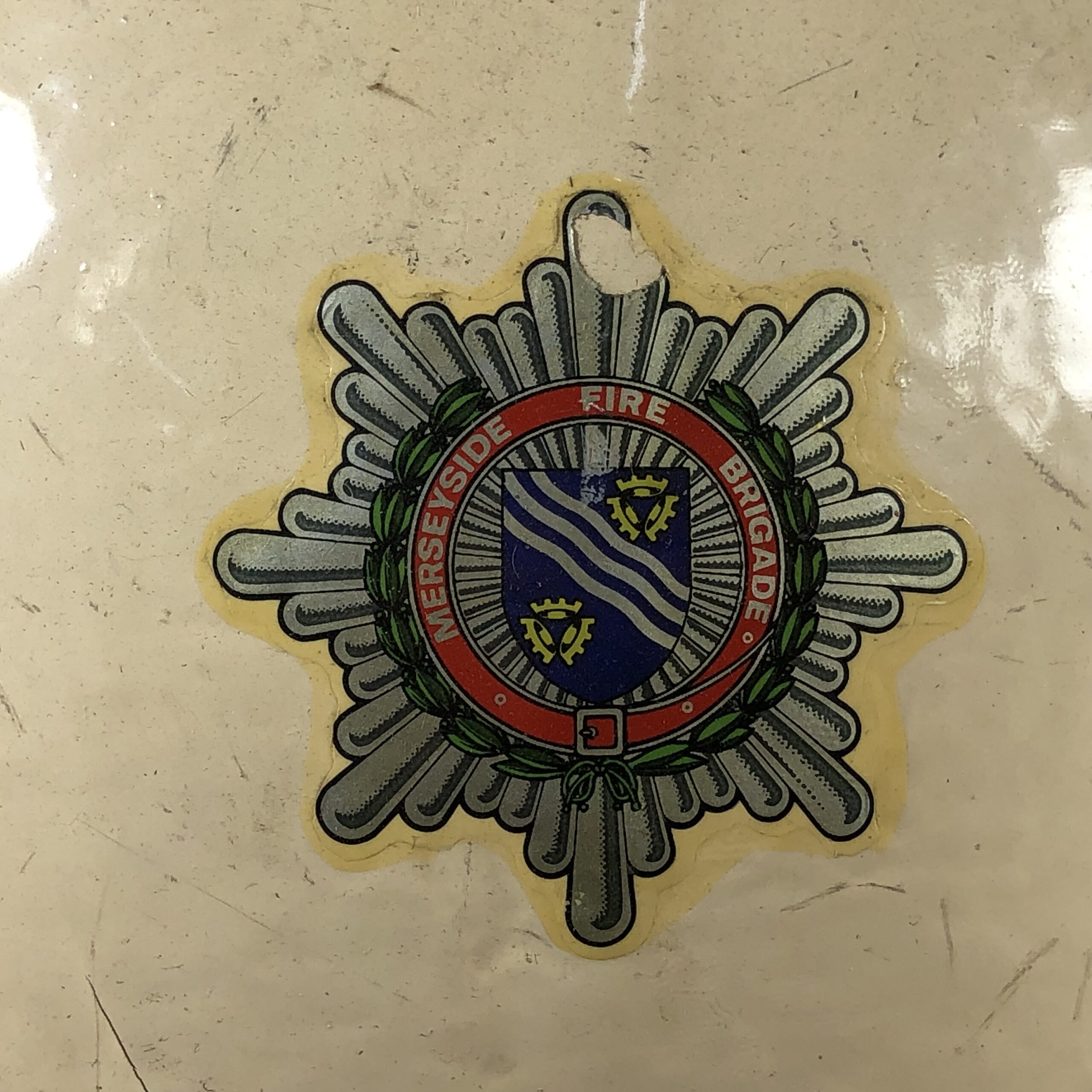 RARE 1970s Vintage South African Fireman's Helmet - Image 5