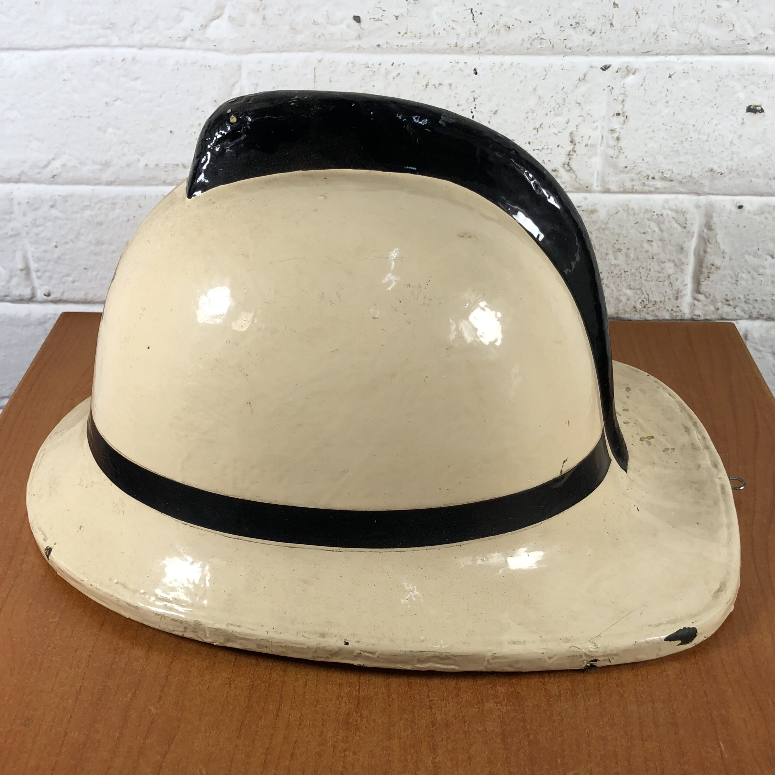 RARE 1970s Vintage South African Fireman's Helmet - Image 7