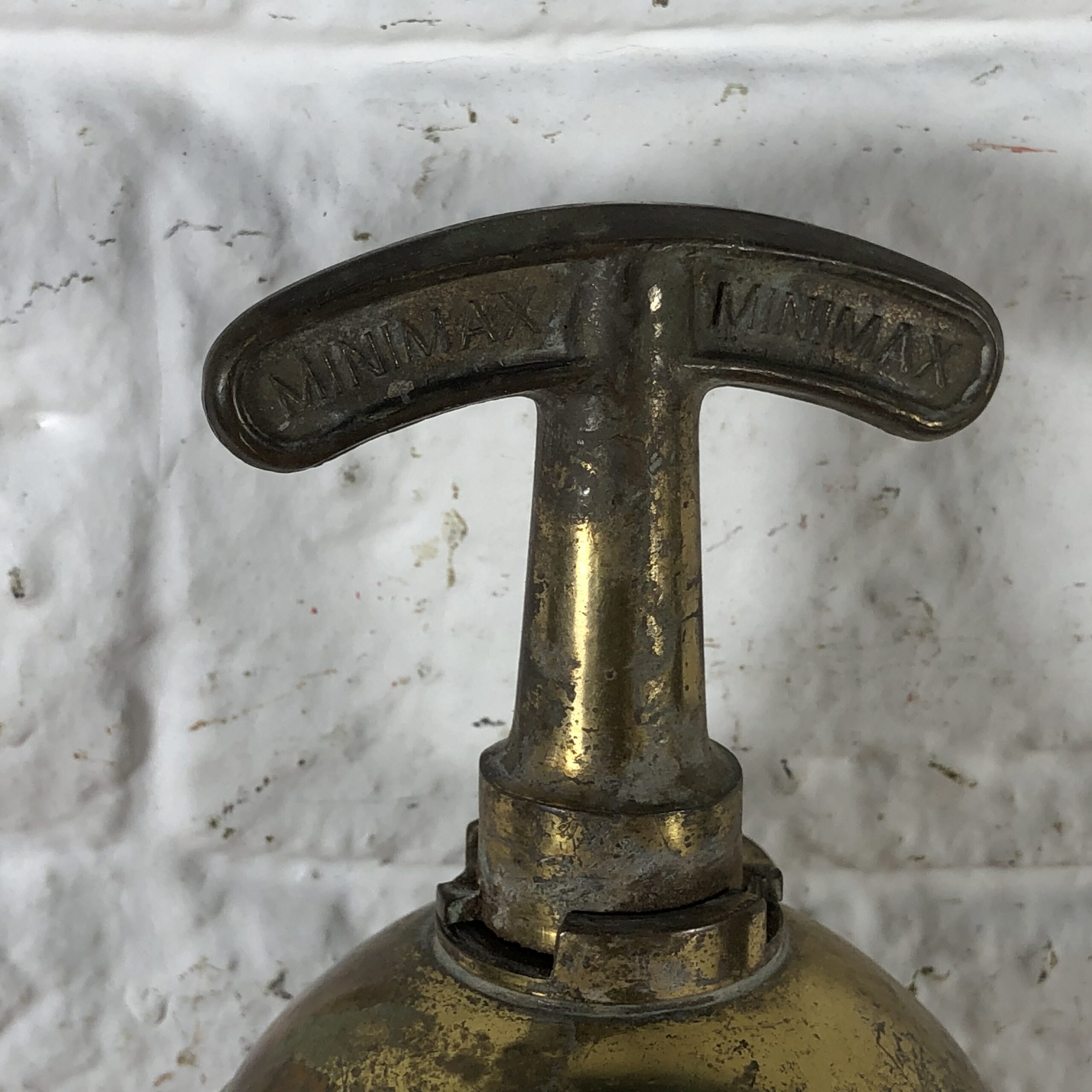 Vintage Brass Fire Extinguisher (Made in England) - Image 2