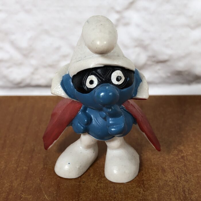 Peyo Spy Smurf Figurine (Made in West Germany)