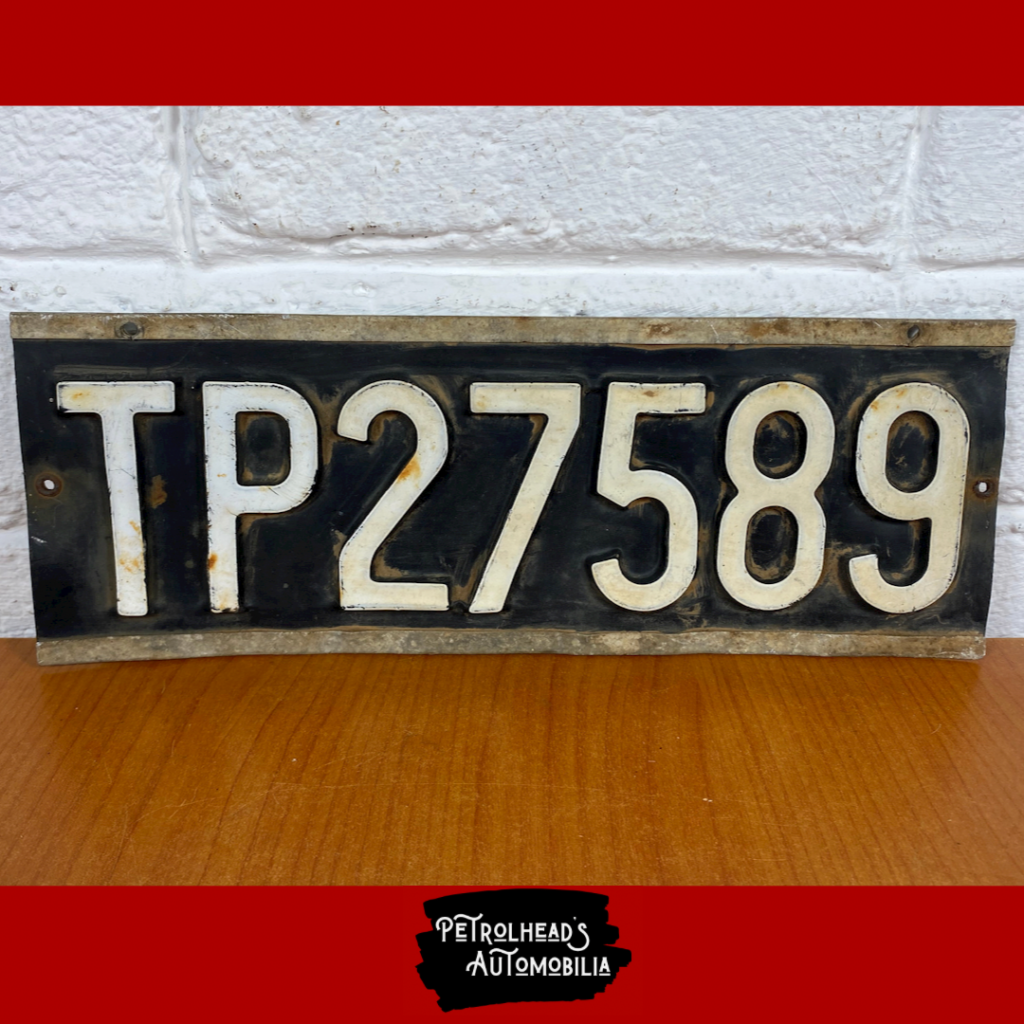 Vintage Number Plate Auctiongiant