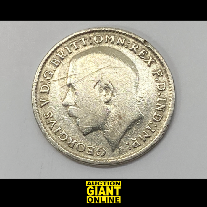 1916 King George V South African Three Pence (Tickey) Coin - Image 3