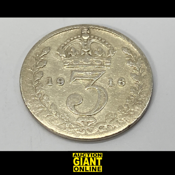 1916 King George V South African Three Pence (Tickey) Coin - Image 2