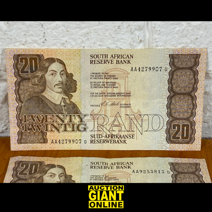 Vintage South African R20 Bank Notes - Image 2